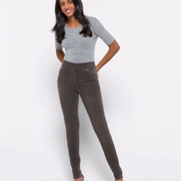 NEW Liverpool Stitch Fix Elizabeth Super Skinny Jean Dark Grey Meteorite 12 31 - Picture 1 of 16